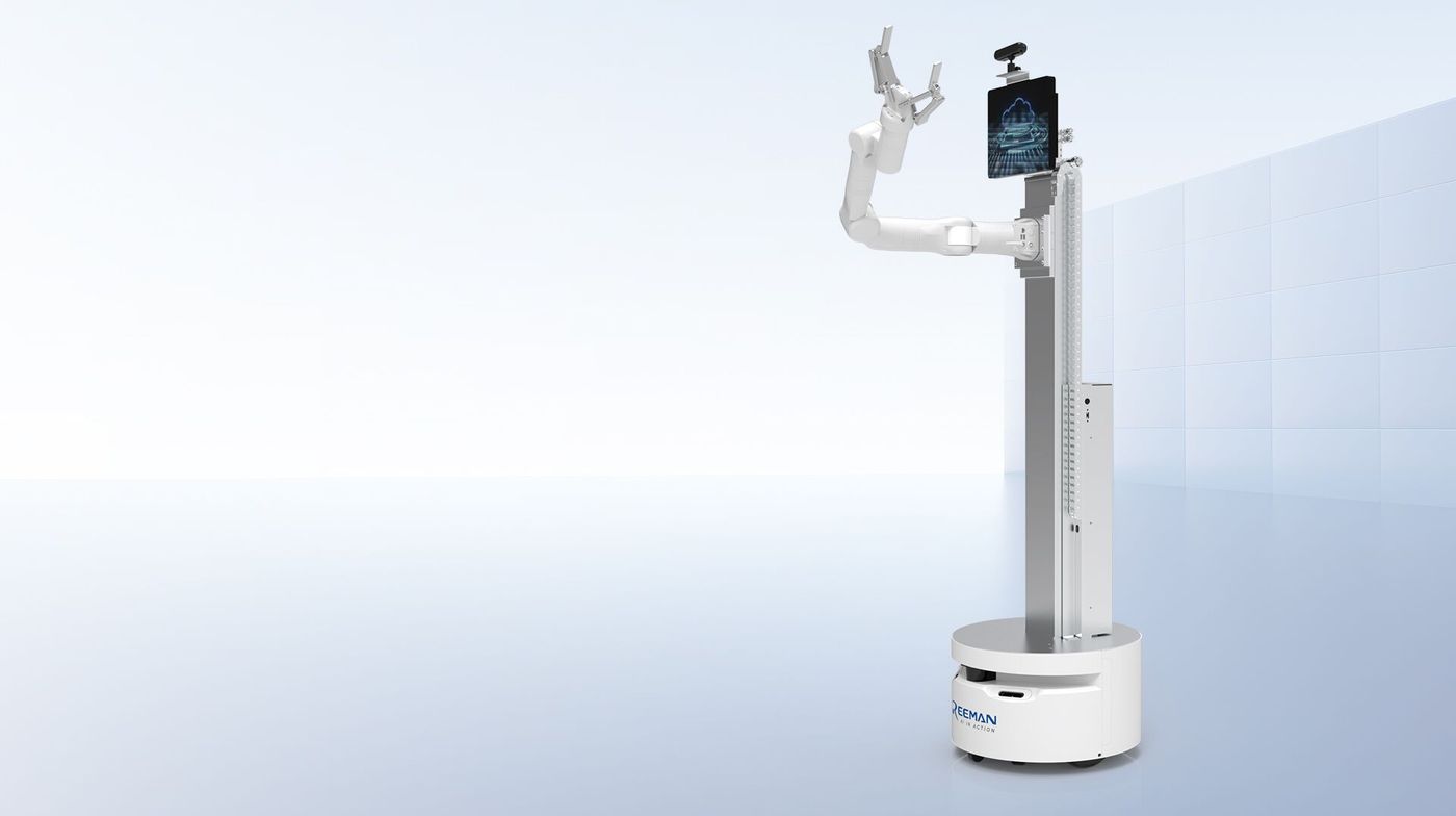 Robot end effector gripper in industrial automation setting