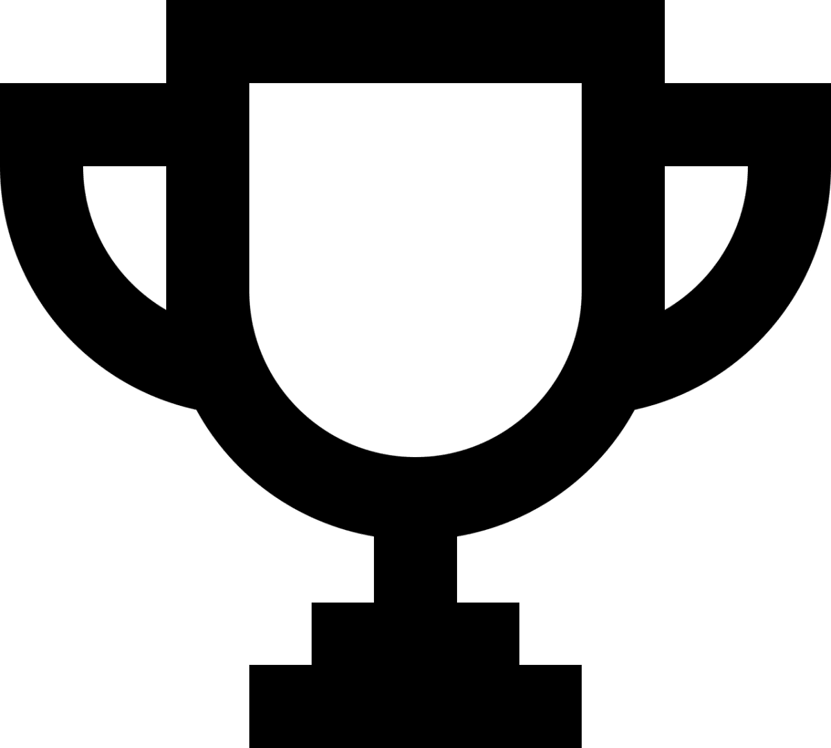 Trophy icon representing achievements and experience