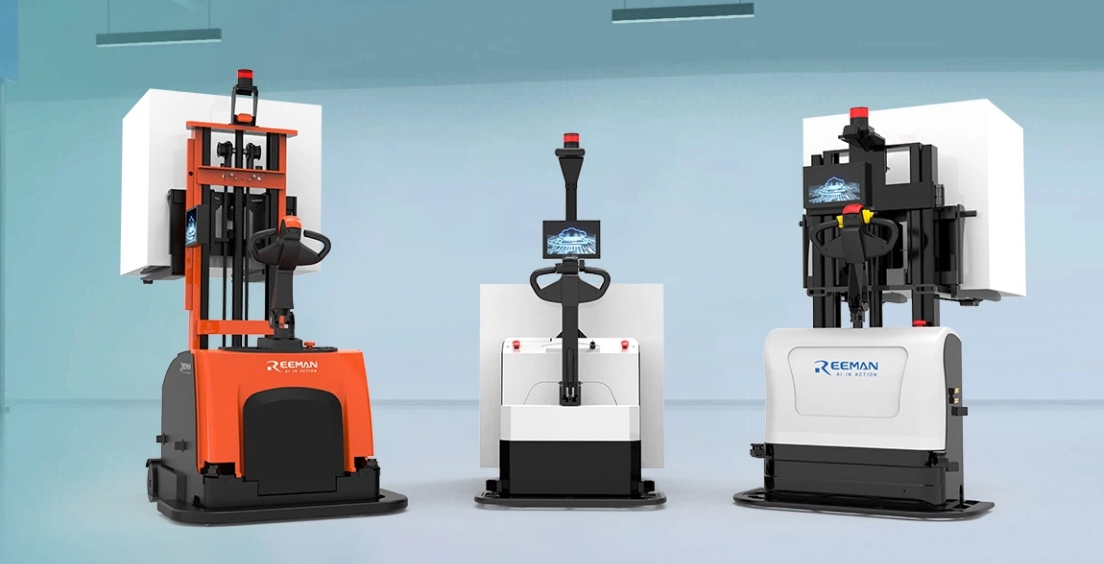 Integrating AGV forklifts in warehouse