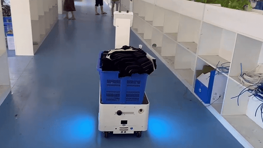 Garment Factory Case Study - AMR Robot Production Line Implementation