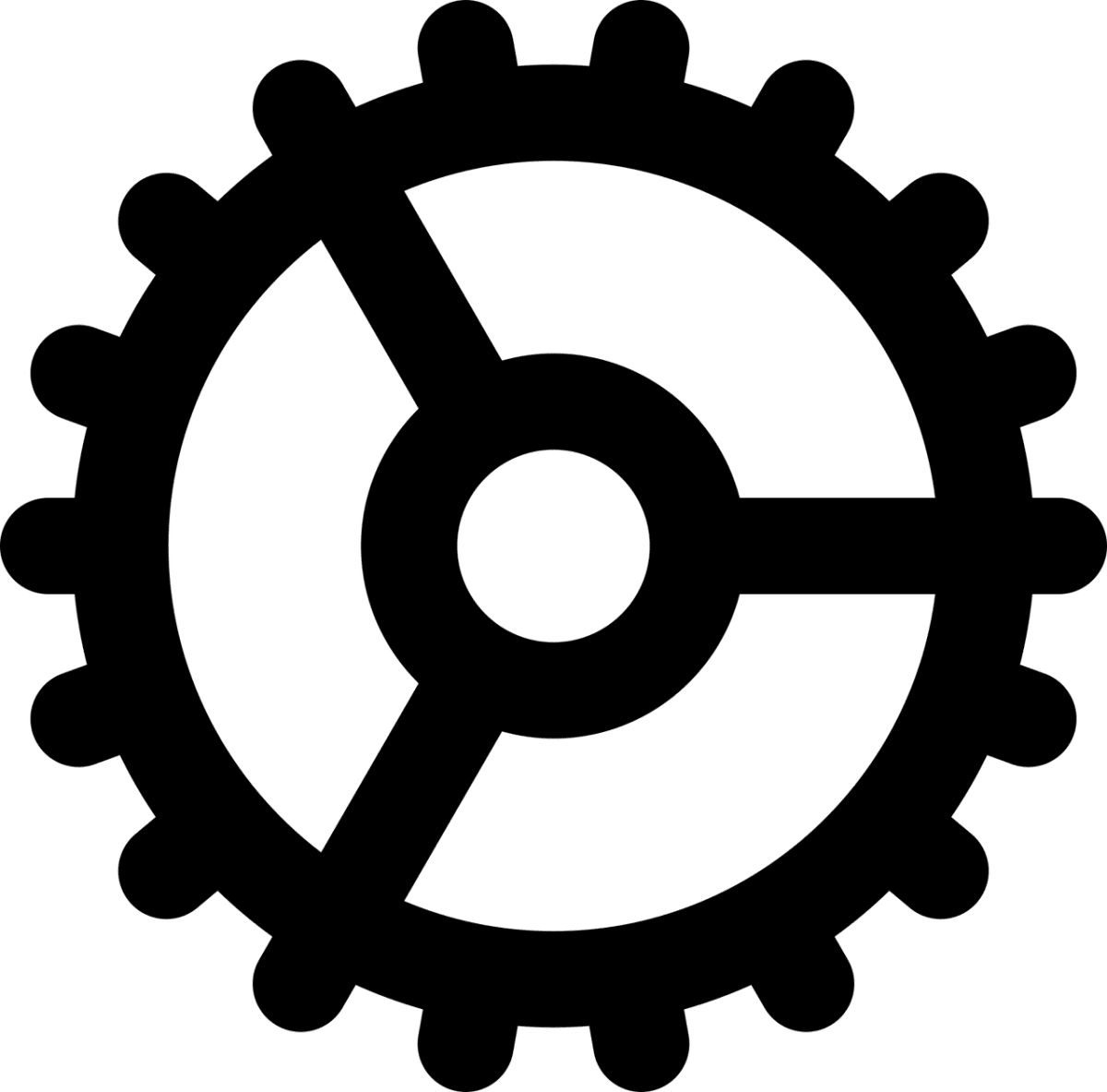 Gear icon representing product features