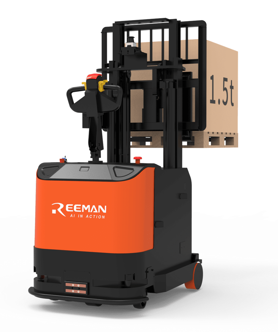 HAMMER 2.0 counterbalanced autonomous forklift with laser guidance