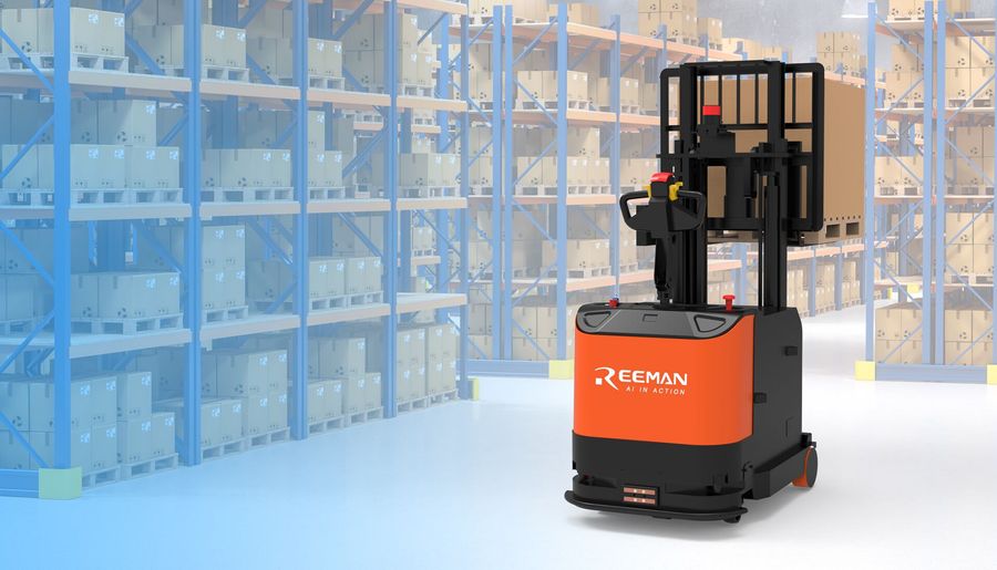 HAMMER laser SLAM autonomous forklift handling cruciform pallets
