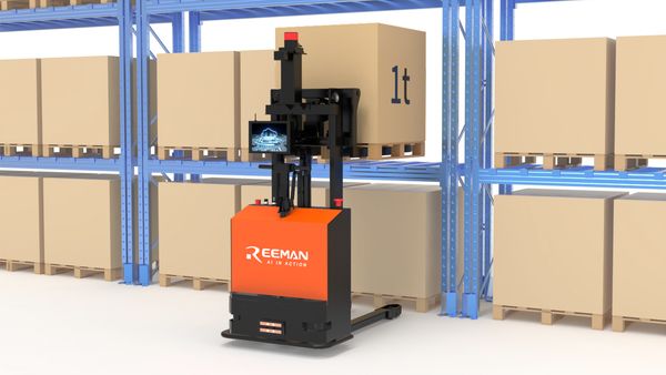 Mini 2.0 Autonomous Forklift - Compact narrow aisle AMR with laser navigation