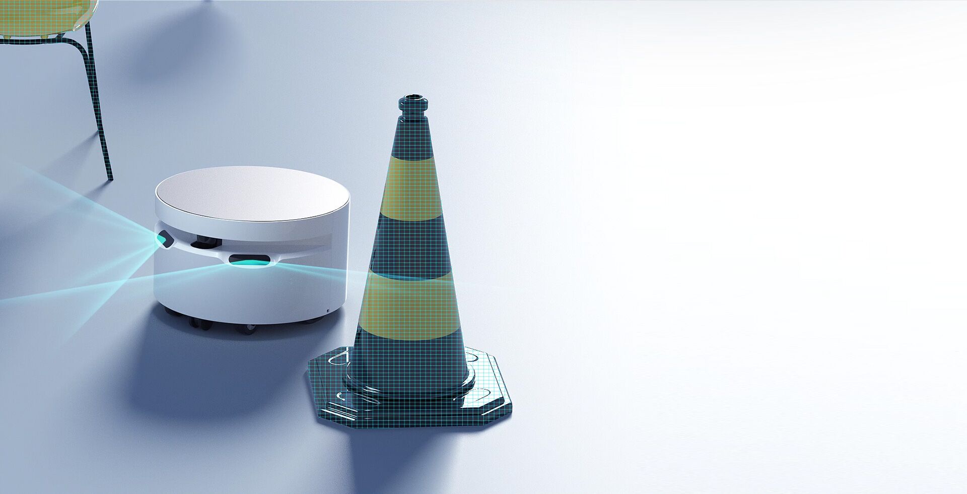 3D camera and lidar obstacle detection visualization
